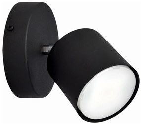 Nástenné bodové svietidlo PUNTA 1xGX53/10W/230V čierna