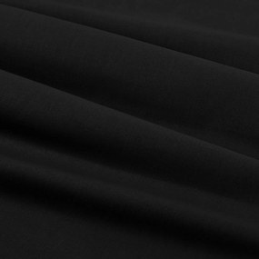 Goldea bavlnená napínacia plachta - čierna 80 x 200 cm