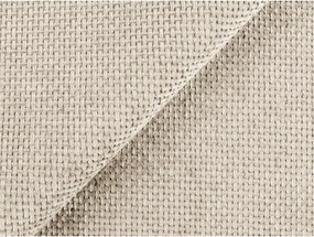 Krémovobiela ženilková rozkladacia/s úložným priestorom rohová pohovka (pravý roh/do L) Kona – Makamii