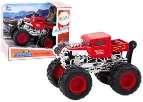 LEAN TOYS Auto Off-road s trecím pohonom – červená