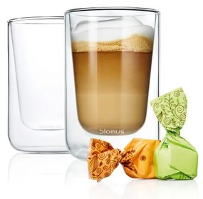 Dvojstenné poháre v súprave 2 ks 250 ml Nero – Blomus