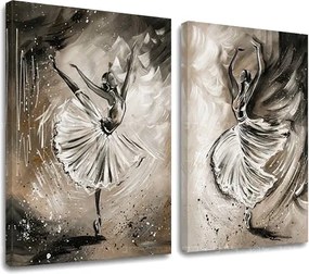 Obraz na plátne TANEČNICE 2 dielny XOBAM052E2
