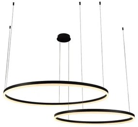 LED Stmievateľný luster na lanku LED/100W/230V 3000-6500K + diaľkové ovládanie