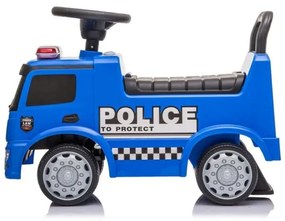 BABY MIX Detské odrážadlo so zvukom Mercedes Baby Mix POLICE modré