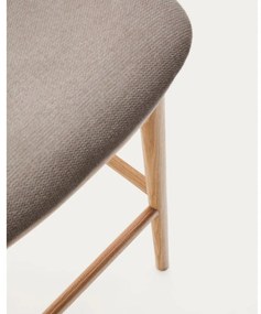 Svetlohnedá barová stolička (výška sedadla 65 cm) Ciselia – Kave Home
