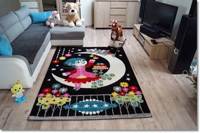 Dekorstudio Detský koberec KIDS - Víla s mesiačikom Rozmer koberca: 140x190cm