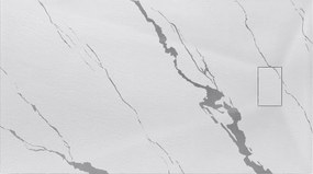 Besco Obdĺžniková sprchová vanička z SMC kompozitu VEXO MARBLE R 100x80 (120x80, 120-180x90) BESCO-Rozmery: 100x80