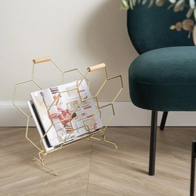 Stojan na noviny Honeycomb  40 × 33 × 45 cm PRESENT TIME