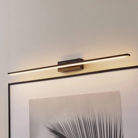 Nástenné LED svietidlo Miroir 80 cm čierna 3000 K
