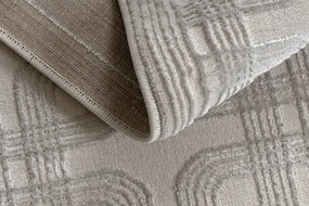 Koberec AURA J2556A krémový / svetlosivý