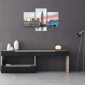 Obraz - Londýn v pastelových farbách (90x60 cm)