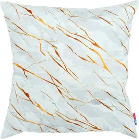 Dekoratívny vankúš Biely Mramor Veľkosť: 1. 45x45cm