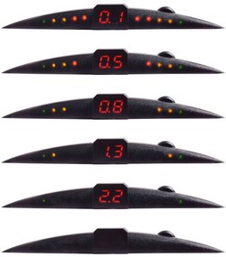 Compass Parkovací asistent 4 senzory, LED display 33602