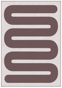 GDmats koberce Dizajnový kusový koberec Snake od Jindřicha Lípy - 140x200 cm