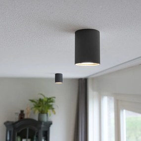 Inteligentné prisadené bodové svietidlo čierne s oceľou vrátane WiFi GU10 - Rondoo Up