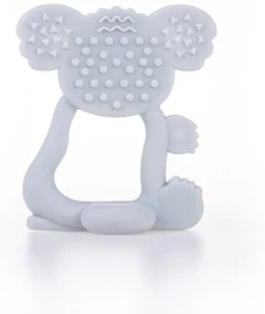 Silikónové hryzátko Koala - sivé