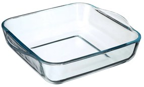 Sklenená zapekacia misa Simp, 22x22x6 cm