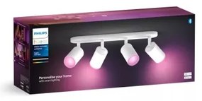 Philips - LED RGBW Stmievateľné bodové svietidlo Hue FUGATO 4xGU10/4,2W/230V biela