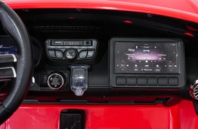 Ramiz Mercedes-Benz GT63 AMG elektrické autíčko pre deti červené