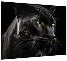 Obraz - Čierny panter (70x50 cm)