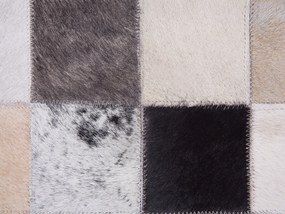 Kožený koberec 80 x 150 cm viacfarebný RIZE Beliani
