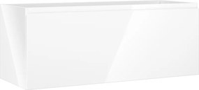 Mexen Orio, kúpeľňová skrinka 120 cm, 1 zásuvka, biela lesklá, 91A10-12047-1-BF00