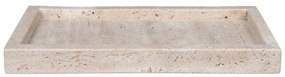Kamenná dekoratívna tácka 15x30,5 cm Travertine – House Nordic