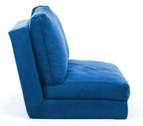 Modrá rozkladacia pohovka 120 cm Taida – Balcab Home