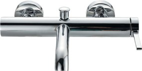 Invena Dropia, nástenná vaňová batéria, chrómová, INV-BW-15-001-J