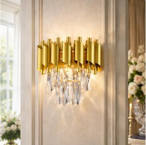 Brilagi - Nástenné svietidlo ECLIPSE 2xE14/10W/230V zlaté