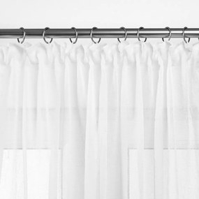 Homede Záclona Kresz Tape, biela, 140 x 140 cm