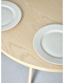 Jedálenský stôl z jaseňového dreva 90x90 cm Jubi – Ragaba