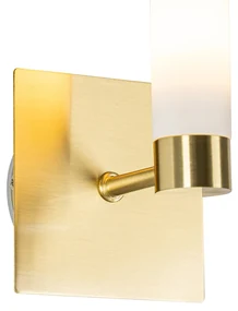 Moderné kúpeľňové nástenné svietidlo mosadz IP44 - Vaňa | BIANO