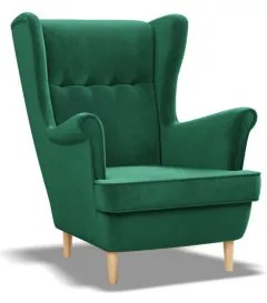 Kreslo VELO Mini fľaškovo zelené