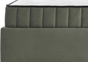 Posteľ Joy 180x200 cm, olivovo zelená látka