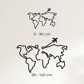 Drevená mapa na stenu | SENTOP HDF0496