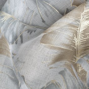 ZÁVES NA KRÚŽKOCH LAYLA 140X250 CM VZOROVANÁ