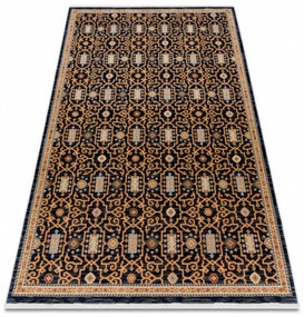 Vlnený kusový koberec Kars modrý 80x145cm