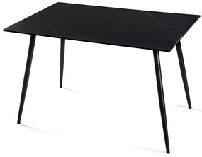 Noela Jedálenský stôl s keramickou doskou v dekore čierneho mramoru CERAMON 120