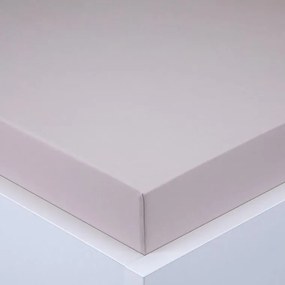 Napínacia plachta na posteľ jersey EXCLUSIVE kávová sada 2 ks 90 x 200 cm