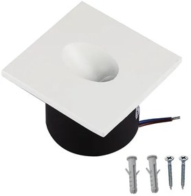 LED Schodiskové svietidlo LED/3W/230V 3000K biela