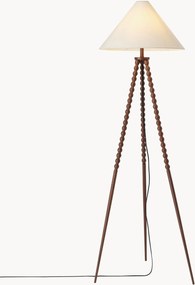 Ľanová stojacia lampa Spira