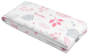 SENSILLO Cestovná prebaľovacia podložka Sensillo Floral ružová