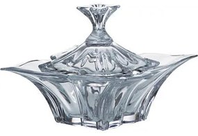 Bohemia Crystal dóza s viečkom Florale 205mm