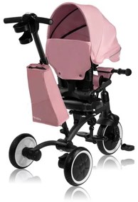 Lionelo - Detská trojkolka TRIS PLUS Pink Rose