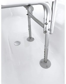 Ridder - Sedátko do vane s madlom 70x63 cm biela