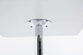 Barový stôl štvorcový 1025202, biely - v108 x 60 x 60 cm