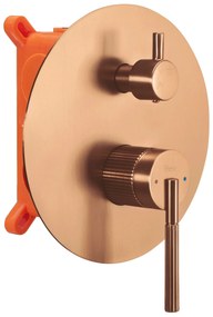 Rea Argon, podomietková sprchová súprava + BOX, medená matná, REA-P4330