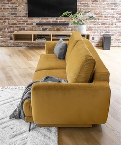Rozkladacia sedacia súprava s úložným priestorom Meri 3+1+1 - béžová