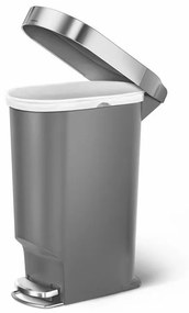 Pedálový kôš Slim 40 l, sivá